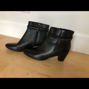 Ecco ankle strap booties , sz 38